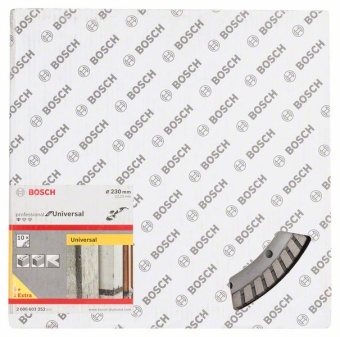 Алмазный отрезной круг Standard for Universal Turbo 230 x 22,23 x 2,5 x 10 mm 2608603252